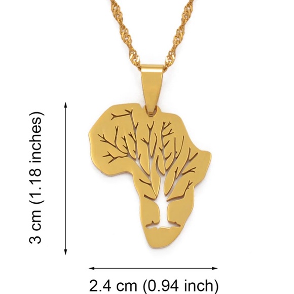 Africa tree necklace - Picture 3 of 4